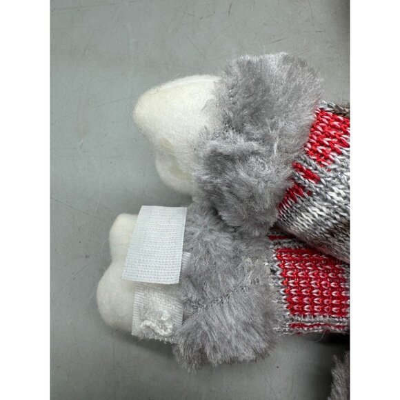 Christmas Holiday Plush Snowman Doll with Red & Gray Used READ - Picture 9 of 9